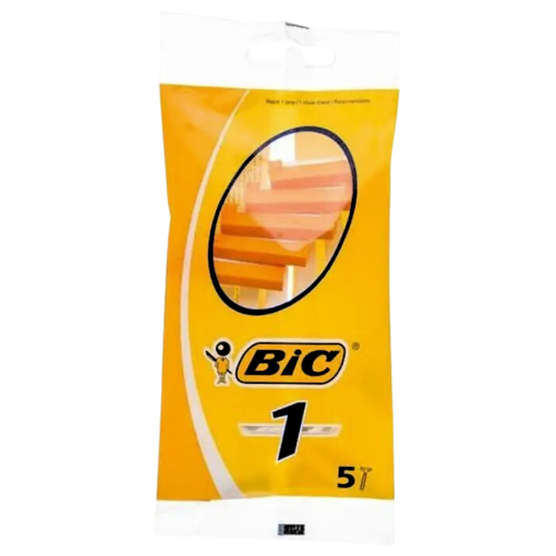 Picture of BIC 1 NORMAL RASOIRS JETABLE HOMME BLANC POUCH X5