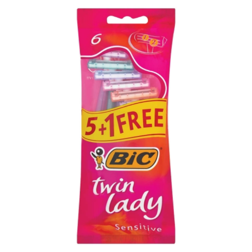 Picture of BIC TWIN LADY RASOIRS 5 PLUS 1 FREE POUCH