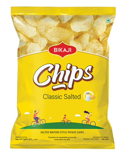 Picture of BIKAJI CHIPS CLASSIC SALTED 200G