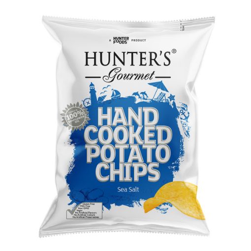 Picture of HUNTER HAND CHIP SEA SALT 125G