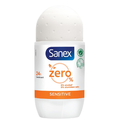 Picture of SANEX DEODORANT BILLE FEMME ZERO 0% SENSITIVE 50ML