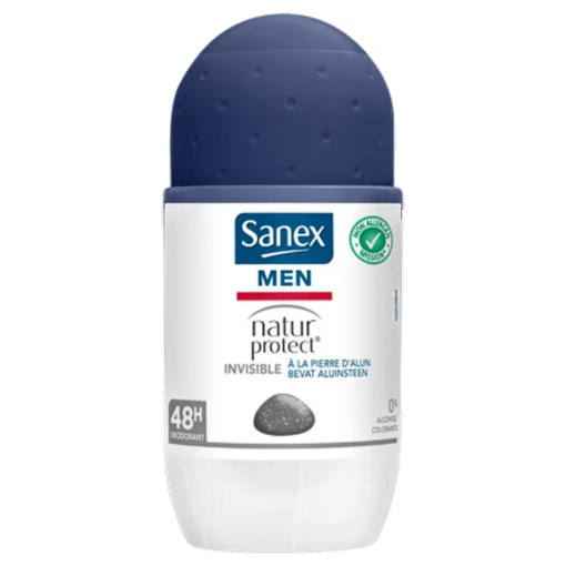 Picture of SANEX DEODORANT BILLE HOMME NATUR PROTECT INVISIBLE 50ML