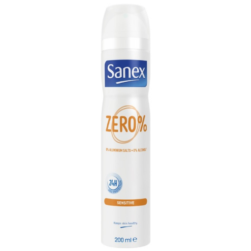 Picture of SANEX DEODORANT FEMME ZERO 0% SENSITIVE 200ML