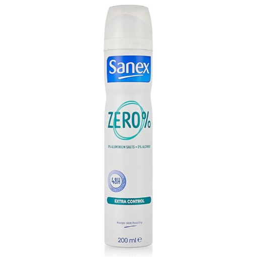 Picture of SANEX DEODORANT FEMME ZERO 0% EXTRA CONTROL 200ML