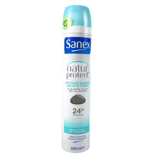 Picture of SANEX DEODORANT HOMME NATUR PROTECT ANTI TRACES BLANCHES 200ML