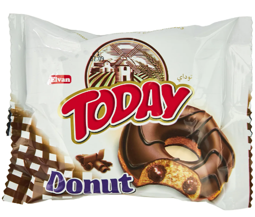 Picture of ELVAN TODAY DONUT CHOCOLATE 40G