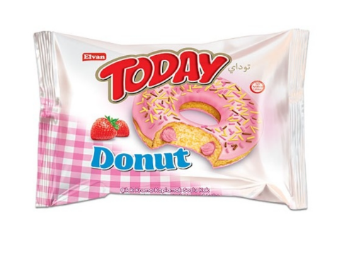 Picture of ELVAN TODAY DONUT STRAWBERRY 40G