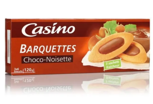 Picture of CO BARQUETTES CHOCO NOISETTE 6X120G