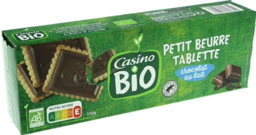 Picture of CO BIO PETIT BEURRE TABLETTE CHOCOLAT AU LAIT 150G