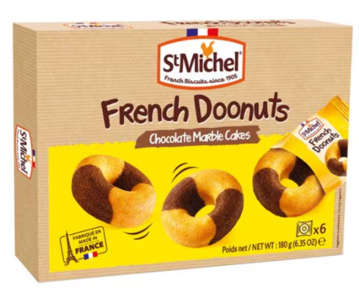 Picture of ST MICHEL DOONUTS MARBR CHOCO 180G