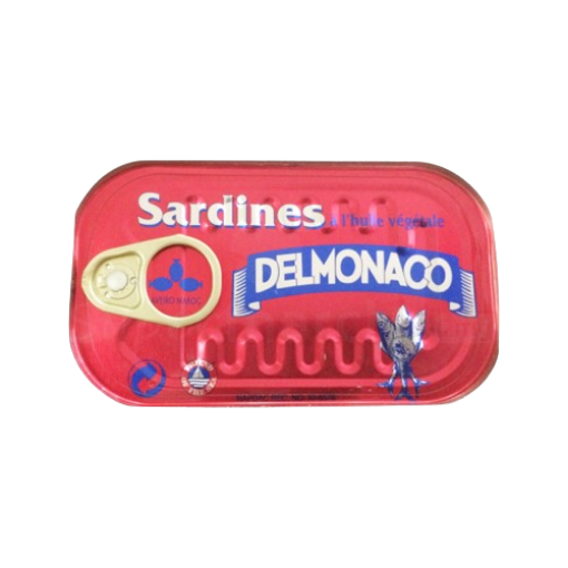 Picture of DELMONACO FILET SARDINE L HUILE TOURNESOL 125G