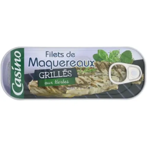 Picture of CASINO  FILETS DE MAQUEREAUX GRILLES AUX HERBES 145G