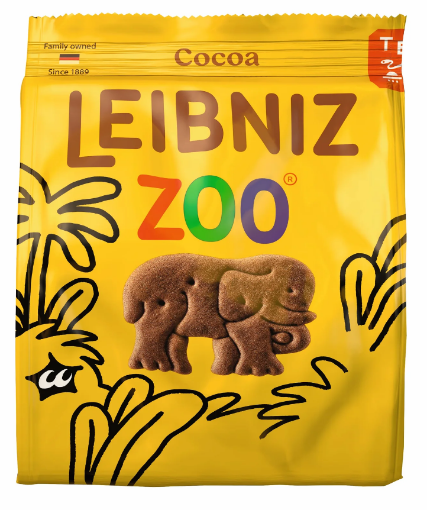 Picture of BAHLSEN LEIBNIZ ZOO COCOA 100G