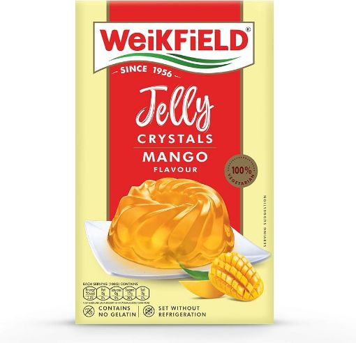 Picture of WEIKFIELD VEGETARIAN JELLY CRYSTALS MANGO 90G