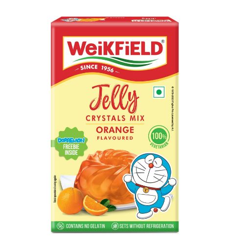 Picture of WEIKFIELD VEGETARIAN JELLY CRYSTALS ORANGE 90G