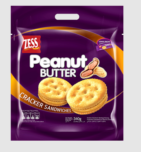 Picture of ZESS SANDWICH PEANUTS 340G