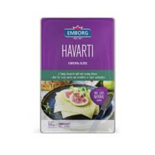 Picture of EMBORG HAVARTI CHEESE SLICED 150G