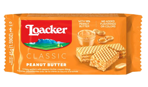 Picture of LOACKER CLASSIC PEANUT BUTTER 45G