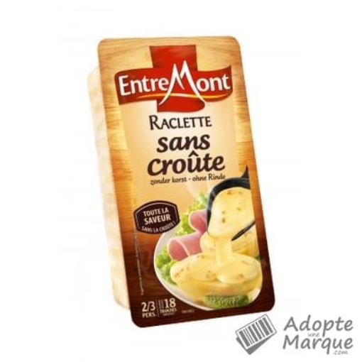 Picture of ENTREMONT RACLETTE SANS CROUTE TRANCHES 400G