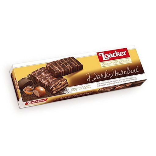 Picture of LOACKER GRAN PASTICCERIA DARK HAZELNUT 100G