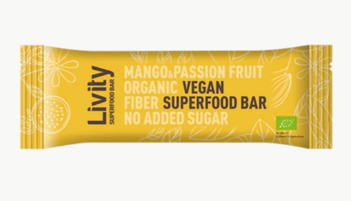 Picture of LIVITY SUPERFOOD BAR MANGO PASSION 25G