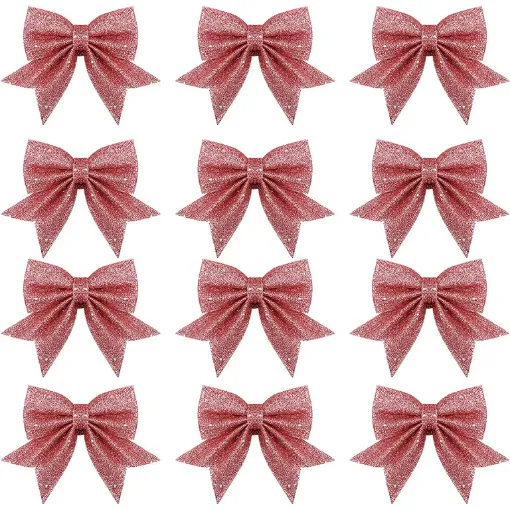 Picture of 12PCS RIBBON BOW SHINING SMALL