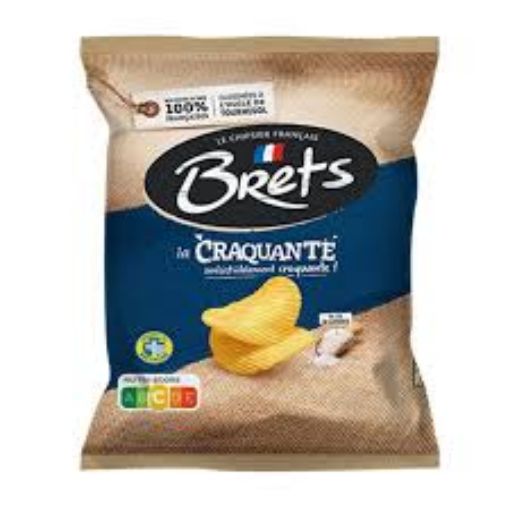 Picture of BRETS CHIPS NATURE ONDULEE 25G