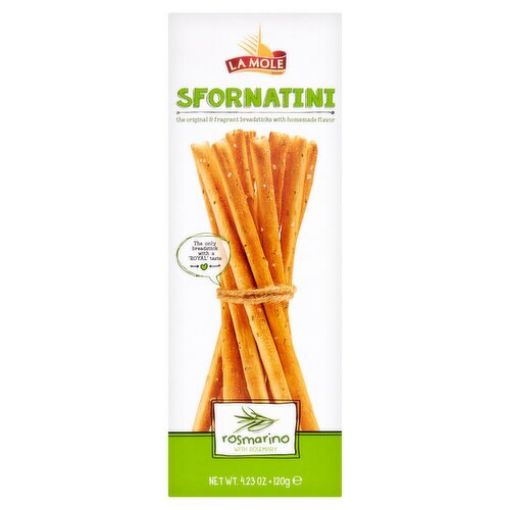 Picture of LA MOLE SFORNATINI ROSMARINO BREADSTIC RO 120G