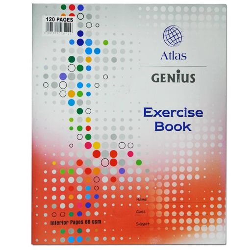 Picture of ATLAS GENIUS EXERCISE BOOK XL 120 PAGES X12