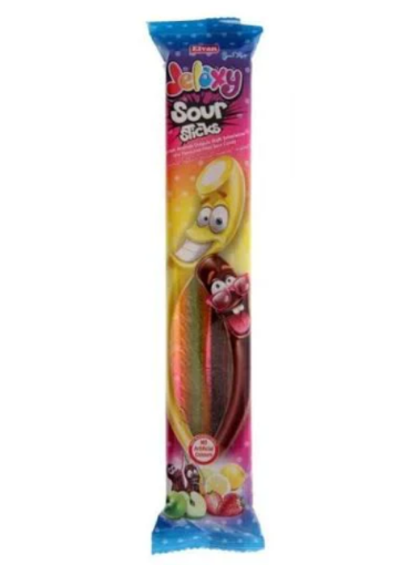 Picture of ELVAN JELAXY SOUR STICK ASSORTED 35G