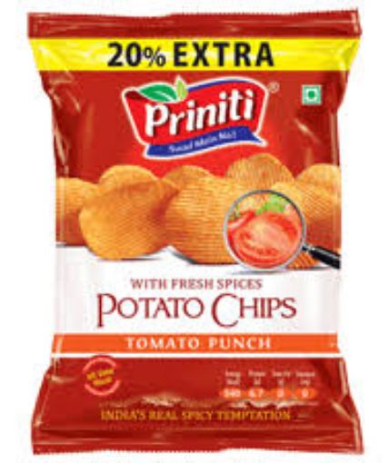 Picture of PRINITI POTATO CHIPS TOMATO PUNCH 60G