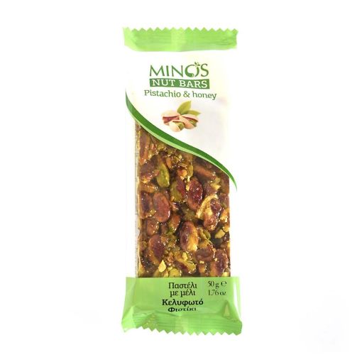 Picture of MINOS PISTACHIO HONEY BAR 50G