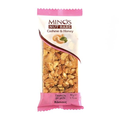 Picture of MINOS CASHEW HONEY BAR 50G