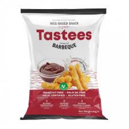 Picture of TASTEES CRUNCHY RICE SNACK BBQ 65G