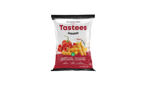 Picture of TASTEES CRUNCHY RICE SNACK HABANER 65G