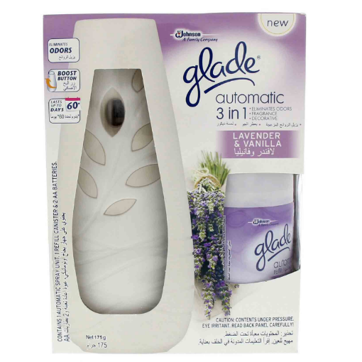 Picture of GLADE AUTOMATIC SPRAY 3 IN1 LAVENDER VANILLA PRIMARY