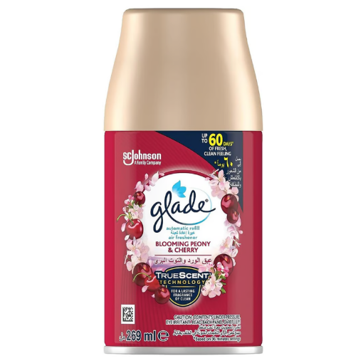 Picture of GLADE AUTOMATIC SPRAY REFILL BLOOMING PEONY CHERRY 269 ML