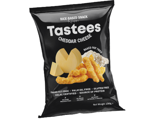 Picture of TASTEES CRUNCHY RICE SNACK CHEESE 150G