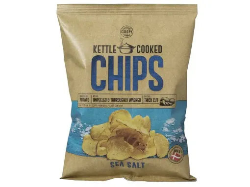 Picture of KETTLE COOKED POTATO CHIPS SEA SALT 150G