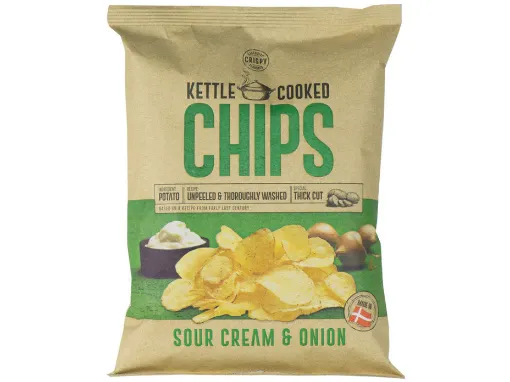 Picture of KETTLE COOKED POTATO CHIPS SCOUR ONION 150G