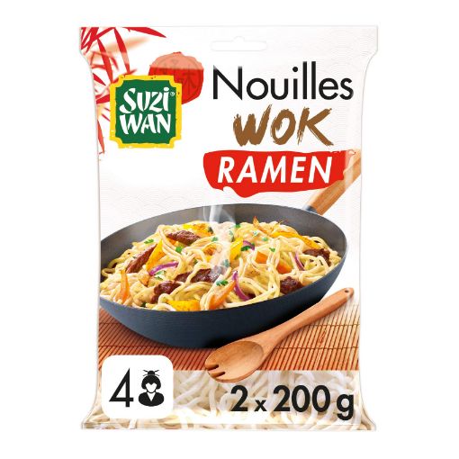 Picture of SUZI WAN NOUILLES WOK RAMEN 400G