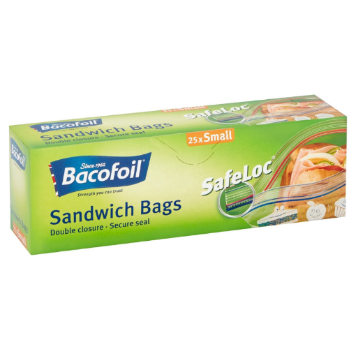 Picture of BACO SAFELOC SANDWICH BAGS SM