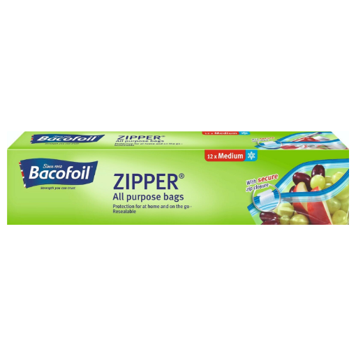 Picture of BACOFOIL 12 BAGS ZIPPER MD 3L