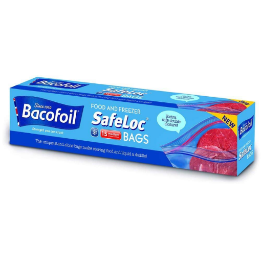 Picture of BACOFOIL 15 BAGS SAFELOC M 3L