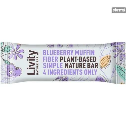 Picture of LIVITY NAT BAR BLUEBERRY MUFFIN 30G