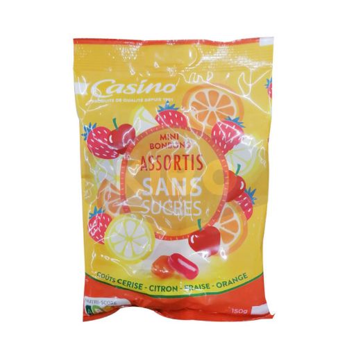 Picture of CO MINI BONBONS ASSORTIS SANS SUCRES FRUITS 150G