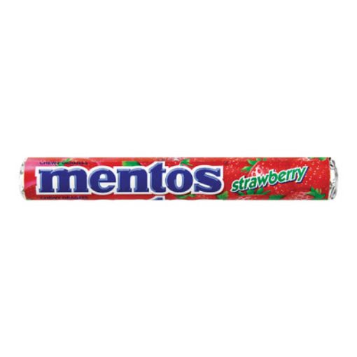 Picture of MENTOS ROLLS STRAWBERRY 40G