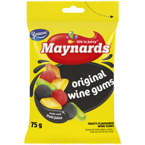 Picture of BEACON MAYNARDS MINI WINE GUMS 75G