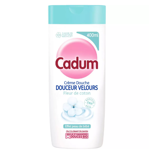 Picture of CADUM GEL DOUCHE DOUCEUR VELOURS FLEUR COTON 400ML