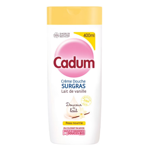 Picture of CADUM GEL DOUCHE SURGRAS LAIT DE VANILLE 400ML